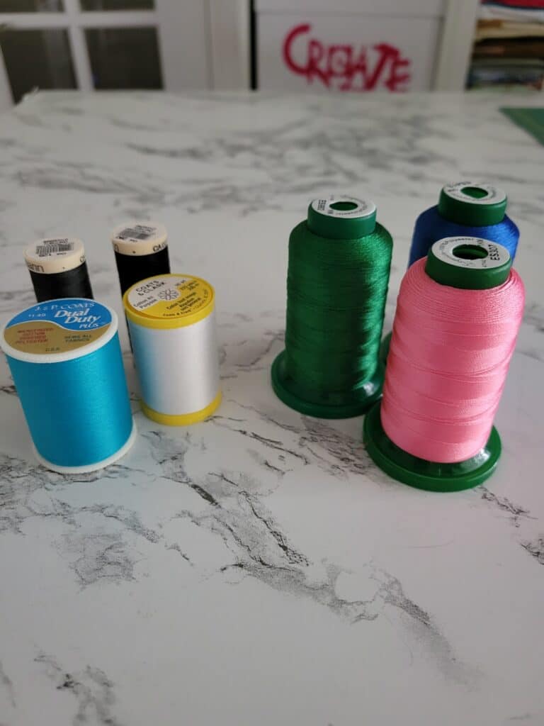 embroidery vs. sewing thread