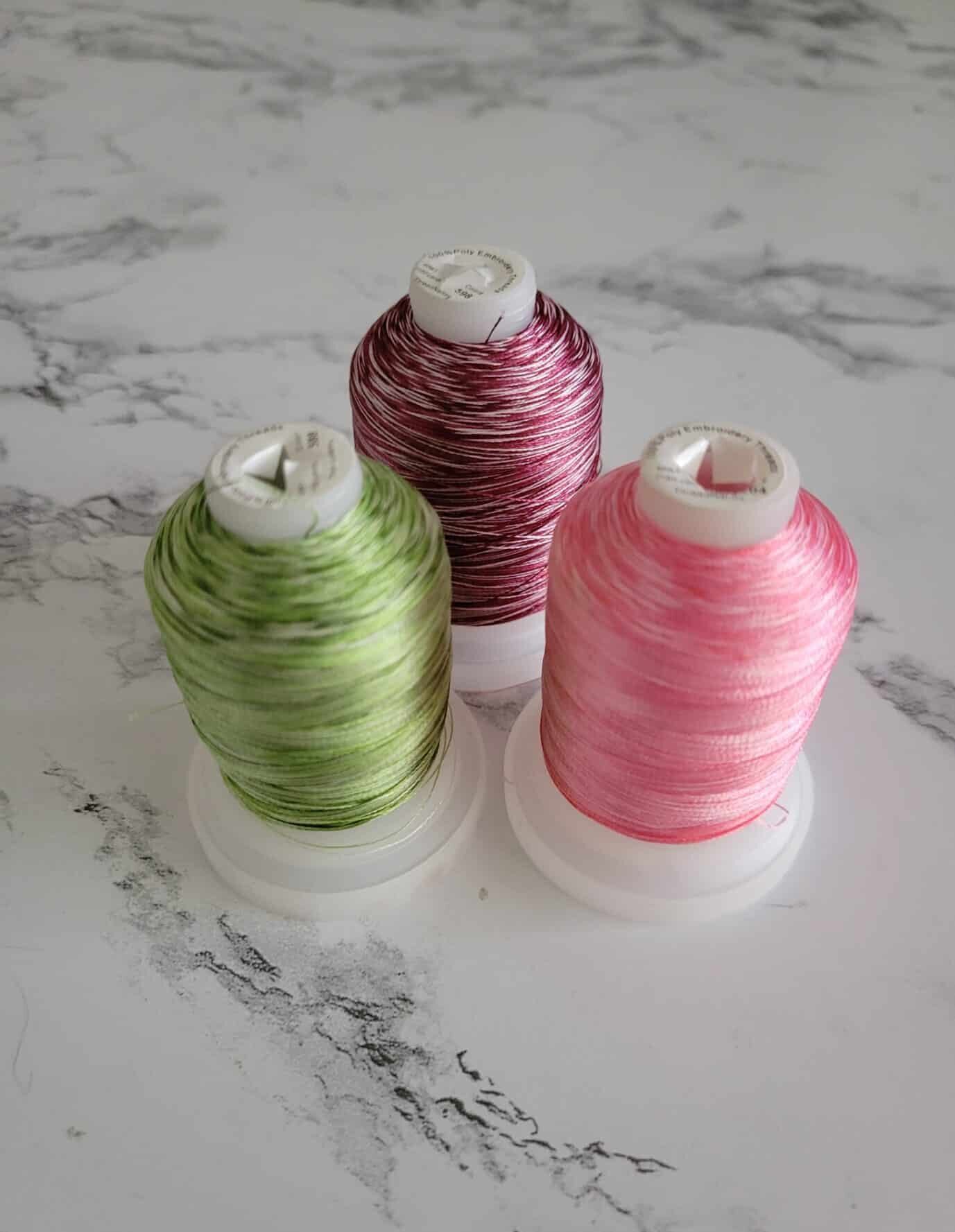 variegated embroidery thread