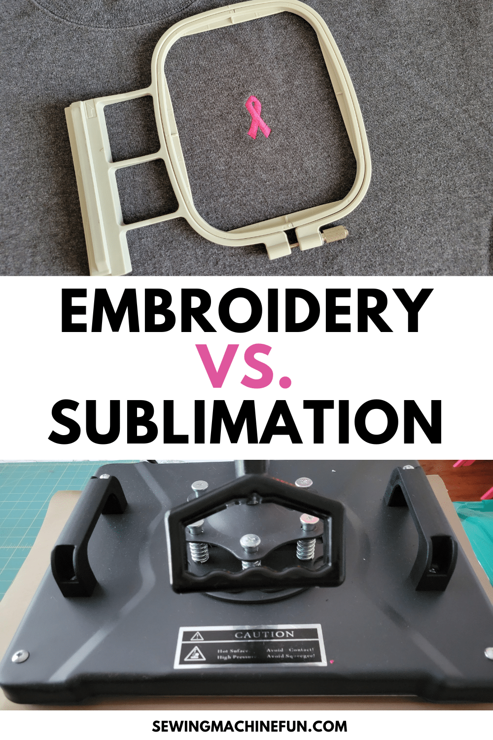 embroidery vs. sublimation