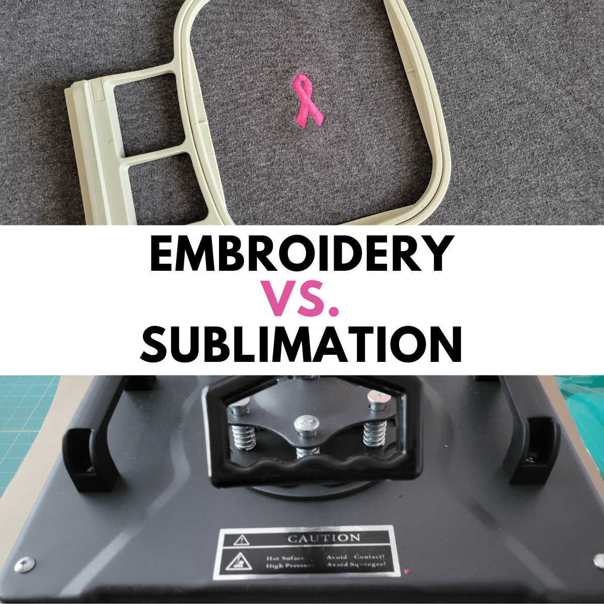 sublimation vs. embroidery