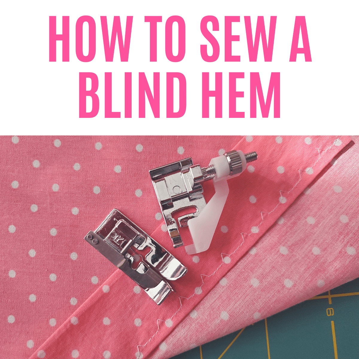 how to sew an invisible hem