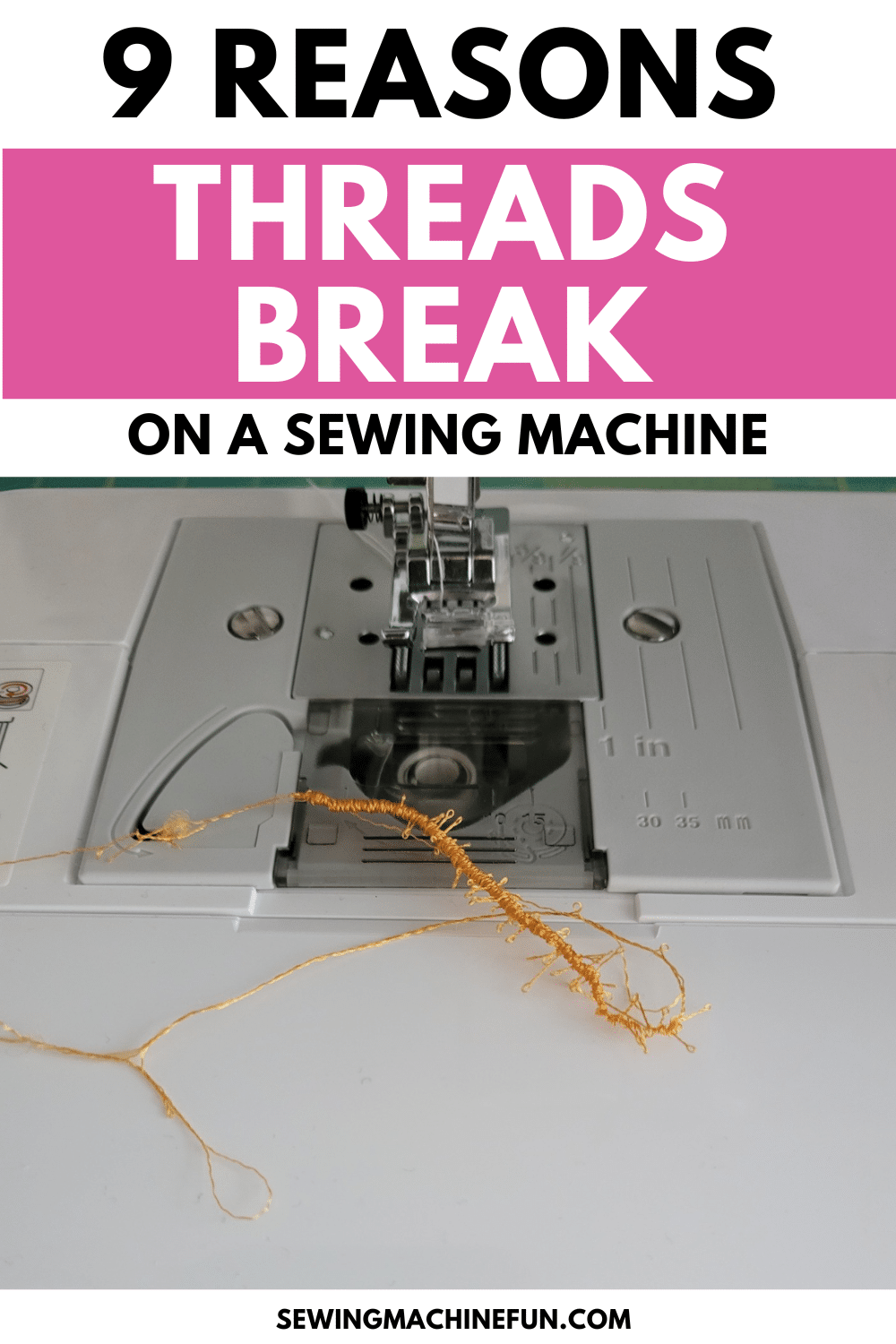 thread keeps breaking on sewing machine