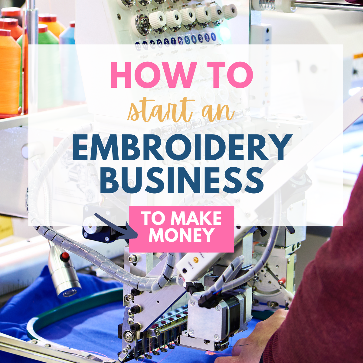 how to make money with embroidery