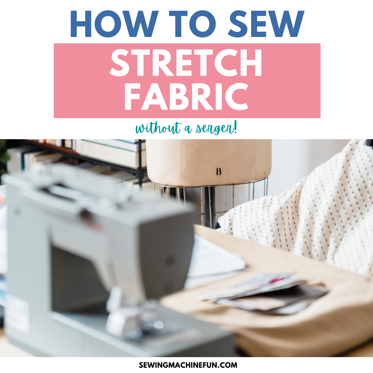 how to sew knit fabric without a serger