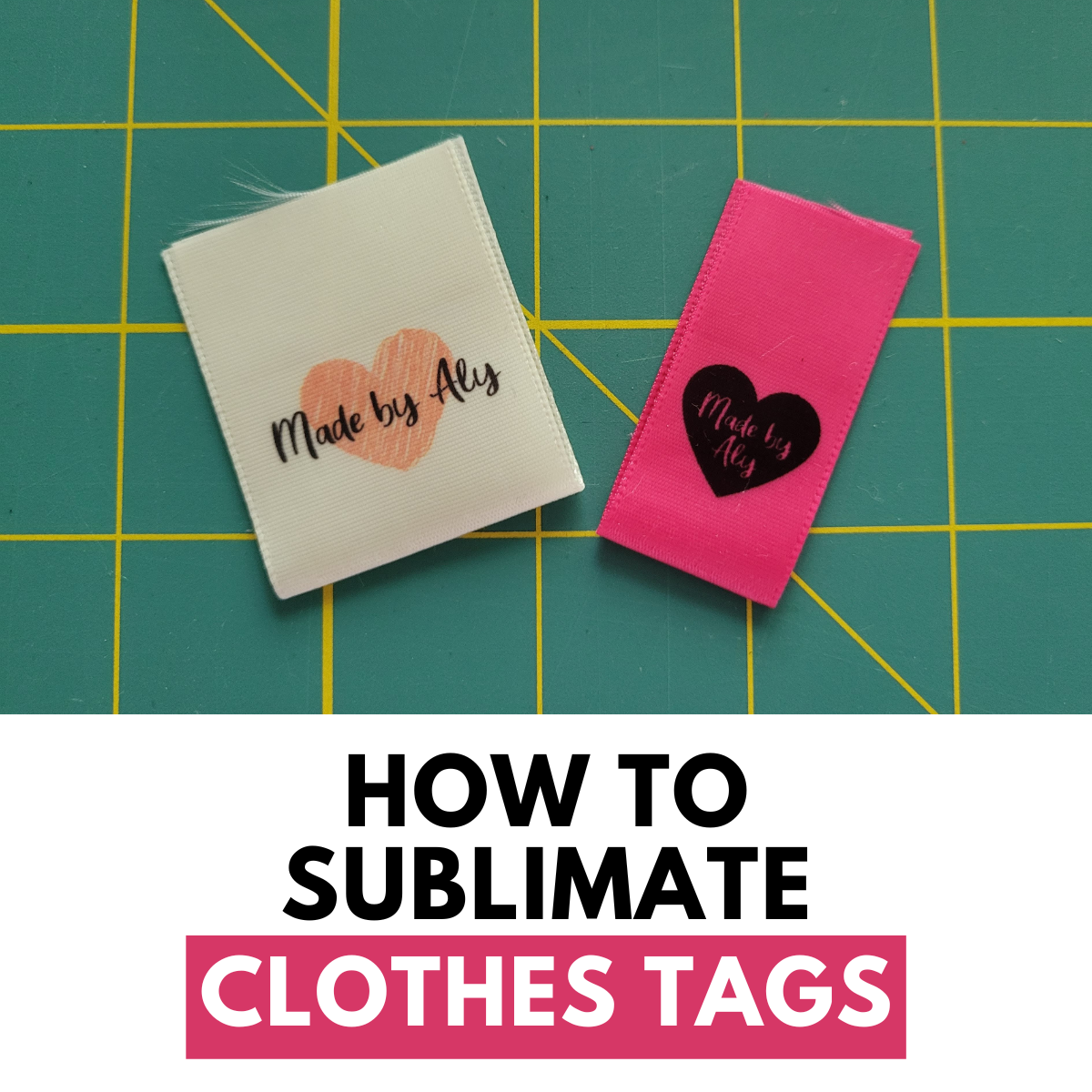 sublimation clothing tags