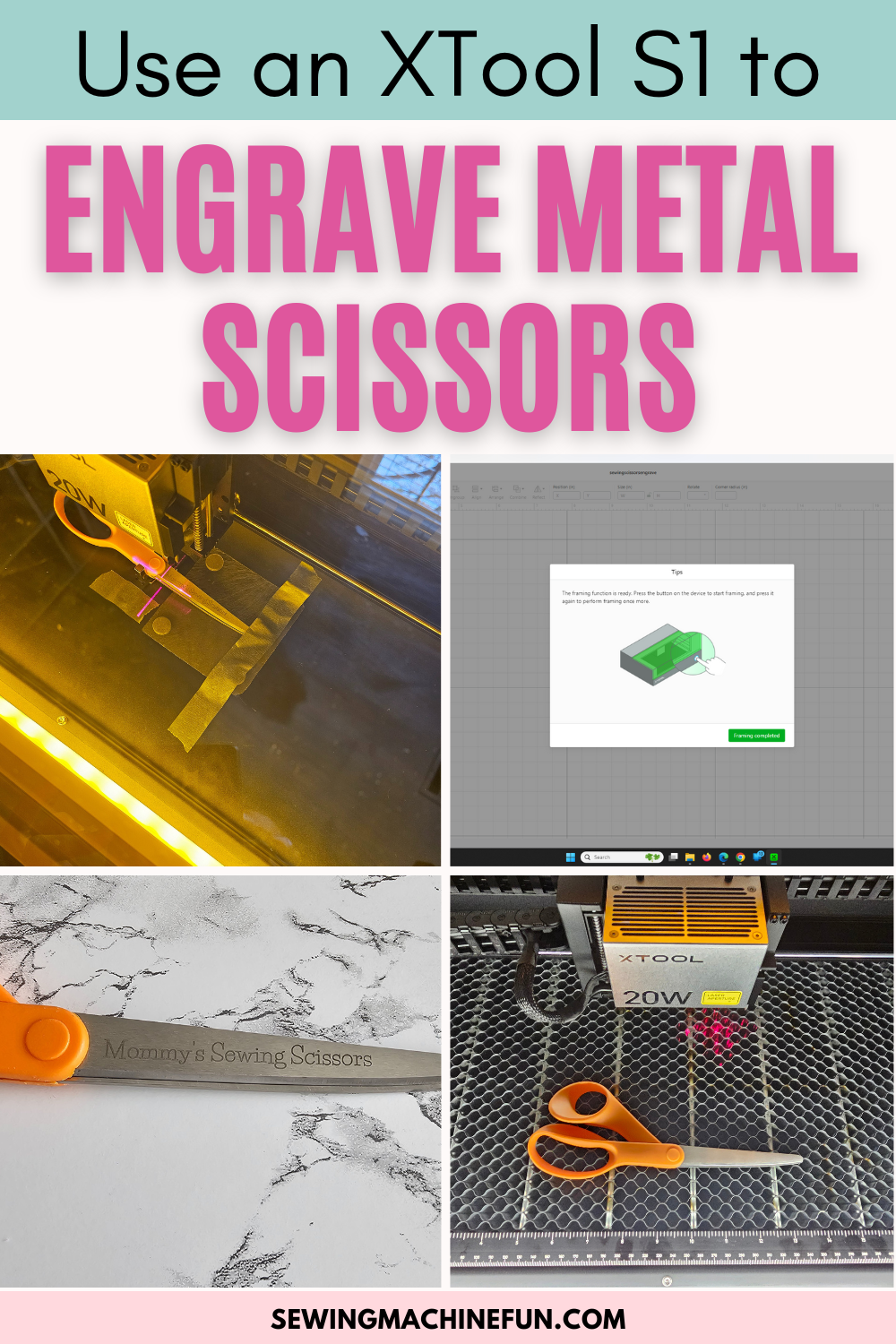 how to engrave scissors with a laser