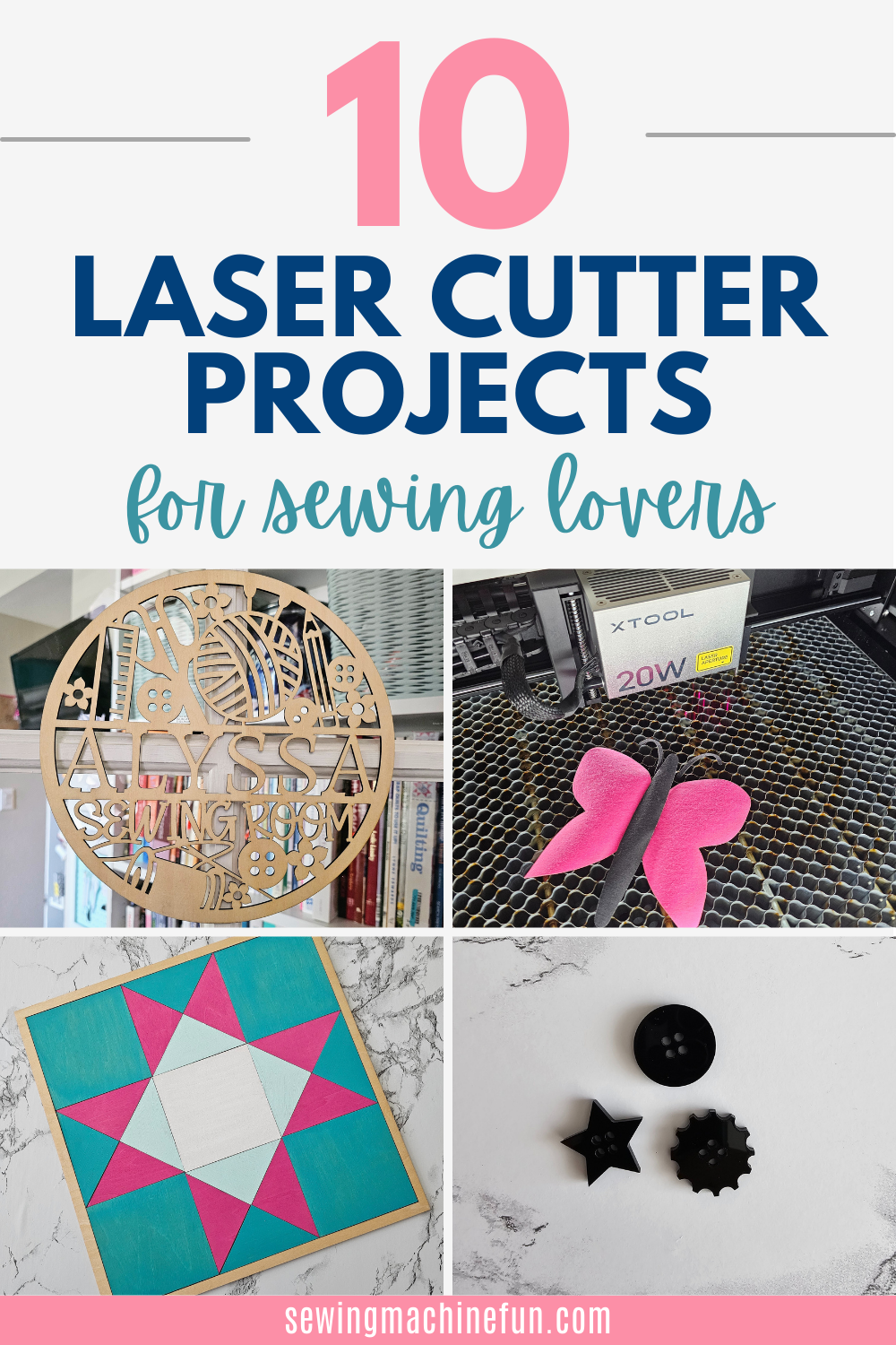 laser cutter sewing, embroidery, and quilting project ideas